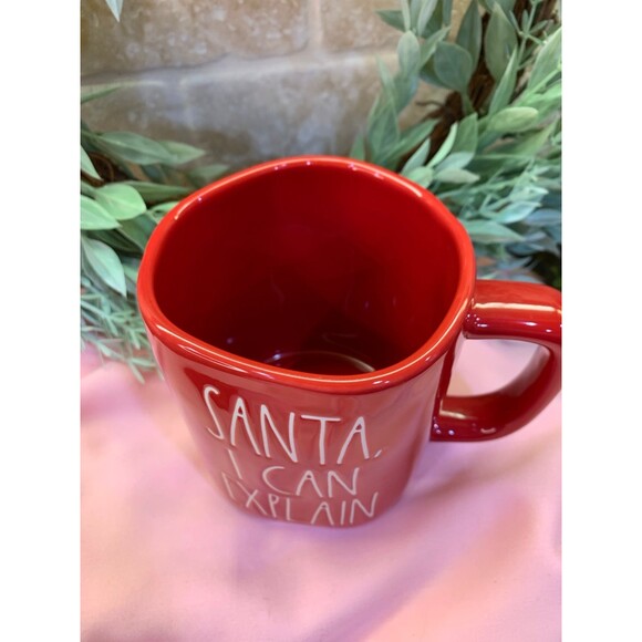 Rae Dunn Santa I Can Explain Christmas Mug - 18 oz - Like New - Picture 2 of 6